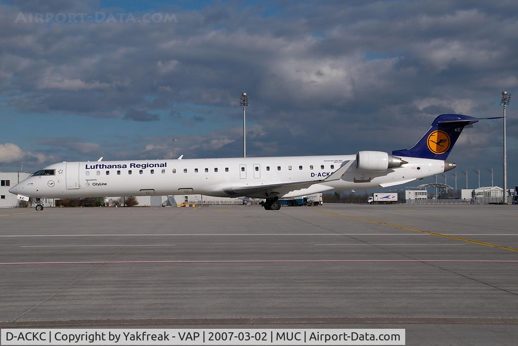 D-ACKC, 2006 Bombardier CRJ-900LR (CL-600-2D24) C/N 15078, Lufthansa Regional Regionaljet 900