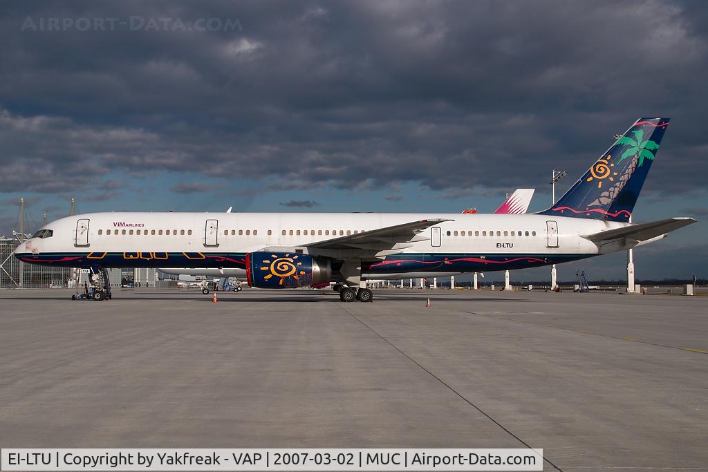 EI-LTU, 1999 Boeing 757-23N C/N 30233, Vim Airlines Boeing 757-200 in ATA colors