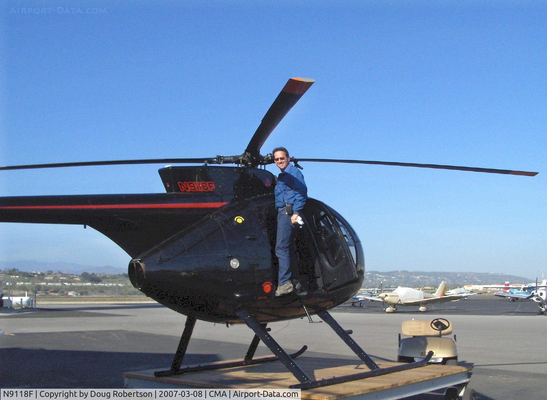 N9118F, 1972 Hughes 369HS C/N 720397S, 1972 Hughes  369HS, Allison 250 Ser. Turboshaft 400 shp, proud owner/pilot at Orbic's ramp. Thank you!