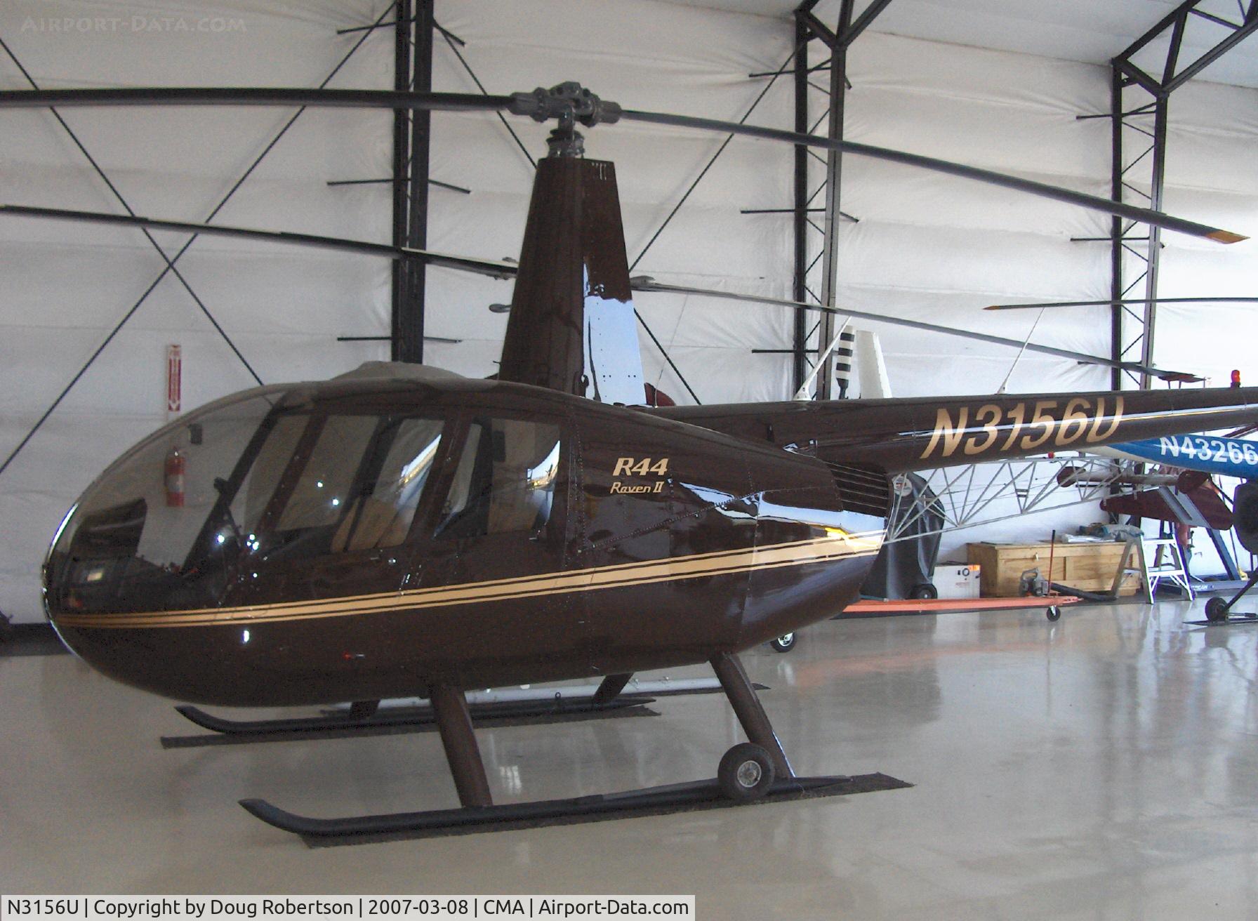 N3156U, 2006 Robinson R44 II C/N 11486, NEW 2006 Robinson R44 RAVEN II, Lycoming IO-540 derated to 245 Hp for 5 min., 205 Hp continuous, Air conditioned, bubble windows, ELT, Artificial horizon w/slip/skid, Garmin 420, VC