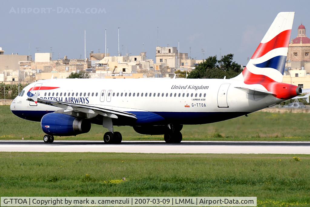 G-TTOA, 2000 Airbus A320-232 C/N 1215, A.320