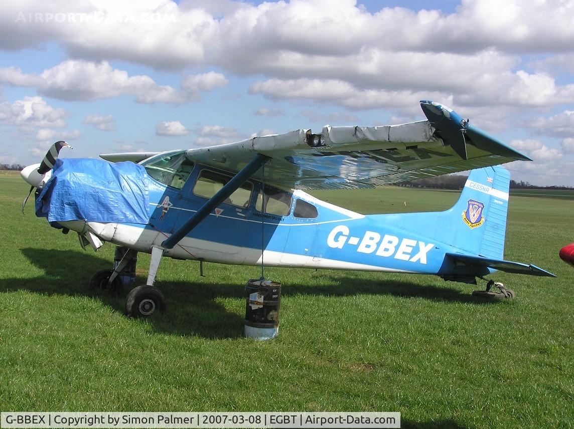 G-BBEX, 1962 Cessna 185A Skywagon C/N 185-0491, Cessna 185 parked out after an incident