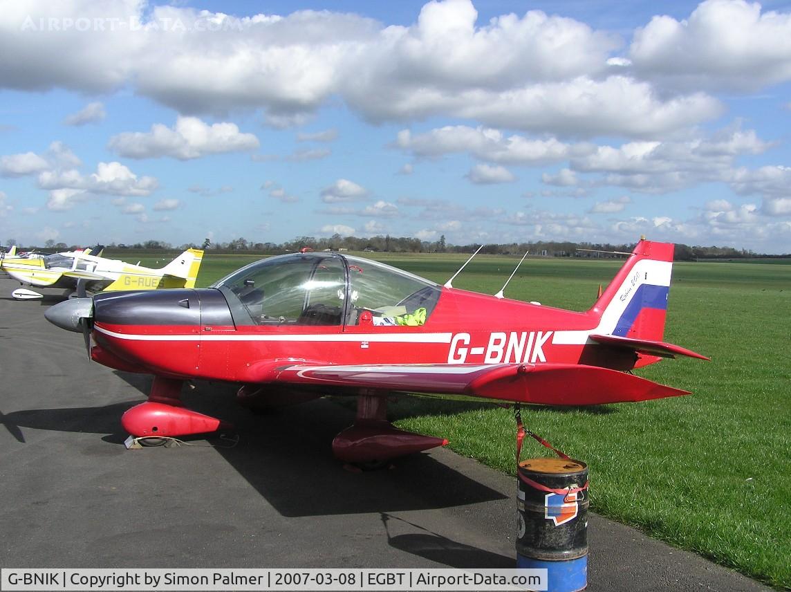 G-BNIK, 1974 Robin HR-200-120B C/N 43, Robin HR200 at Turweston