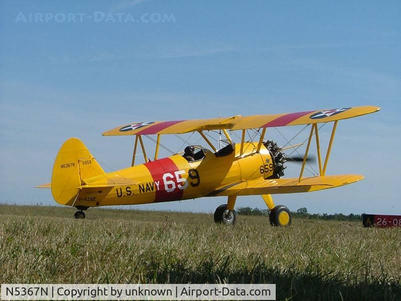 N5367N, 1942 Boeing E75 C/N 75-5659, Currently registered in France as F-AZSZ