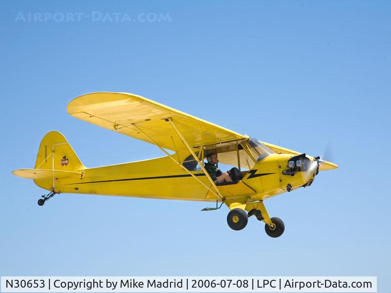 N30653, 1940 Piper J3C-65 Cub Cub C/N 5014, Cub Fly In Lompoc Calif 2006