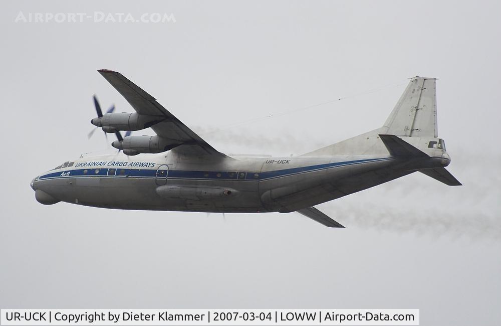 UR-UCK, Antonov An-12BK C/N 9346905, Antonov 12-climbing out of rwy29