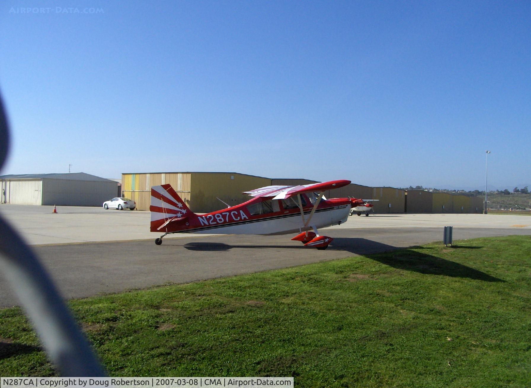 N287CA, 2006 American Champion 8KCAB Decathlon C/N 1035-2007, 2006 American Champion 8KCAB SUPER DECATHLON, Lycoming AEIO-360-H1B 180 Hp