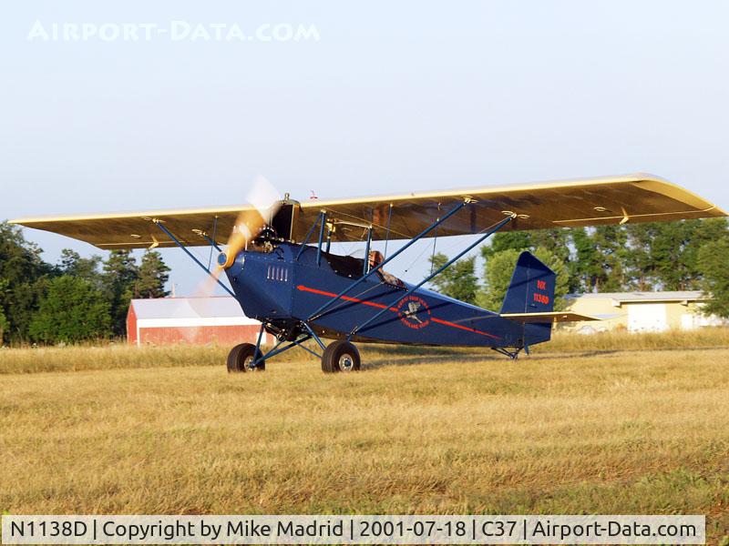 N1138D, 2001 Pietenpol Air Camper C/N 001 (N1138D), At Brodhead