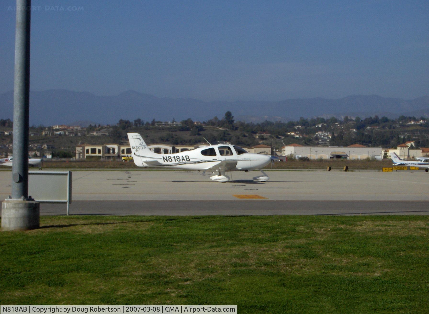 N818AB, 2006 Cirrus SR22 C/N 1953, 2006 Cirrus SR22 GTS, Continental IO-550-N 310 Hp