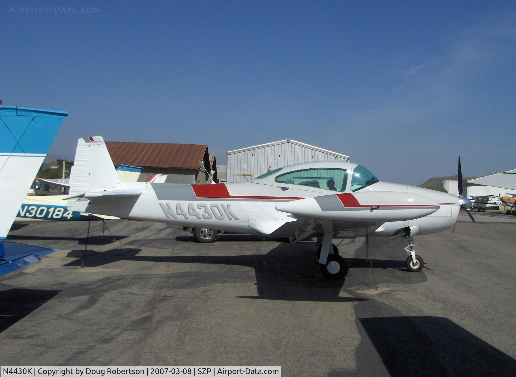 N4430K, 1948 Ryan Navion C/N NAV-4-1430, 1948 Ryan NAVION A, Continental O-470 upgrade, Tri-blade prop, Gorgeous airplane!