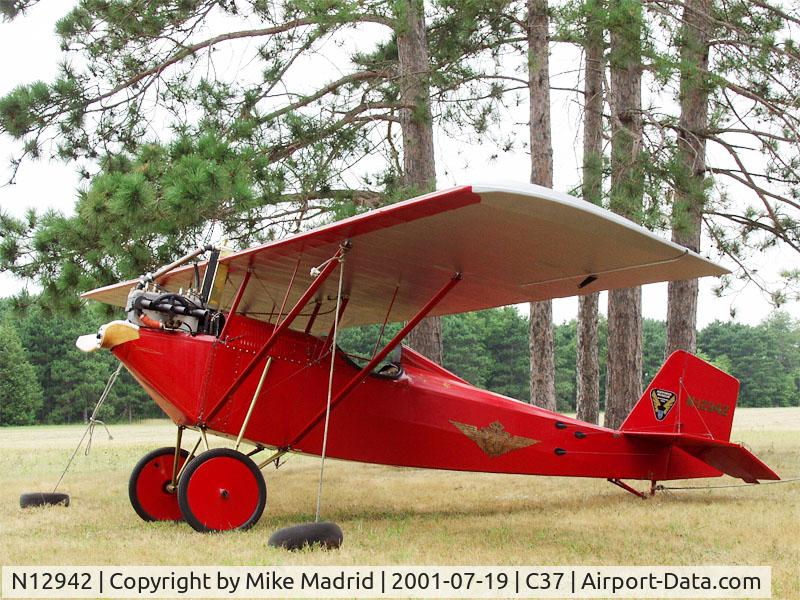 N12942, 1972 Pietenpol Sky Scout C/N SL1, At Brodhead