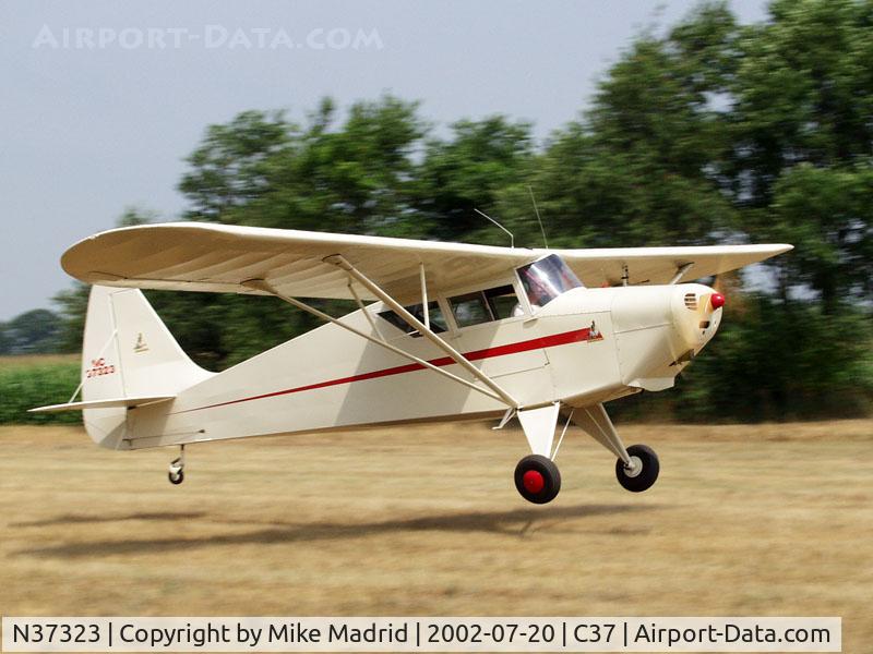 N37323, 1941 Interstate S-1A-65F Cadet C/N 166, At Brodhead