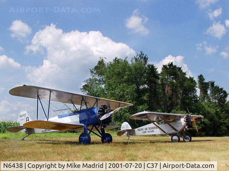 N6438, 1928 Stearman C3-B Sport Commercial C/N 169, At Brodhead