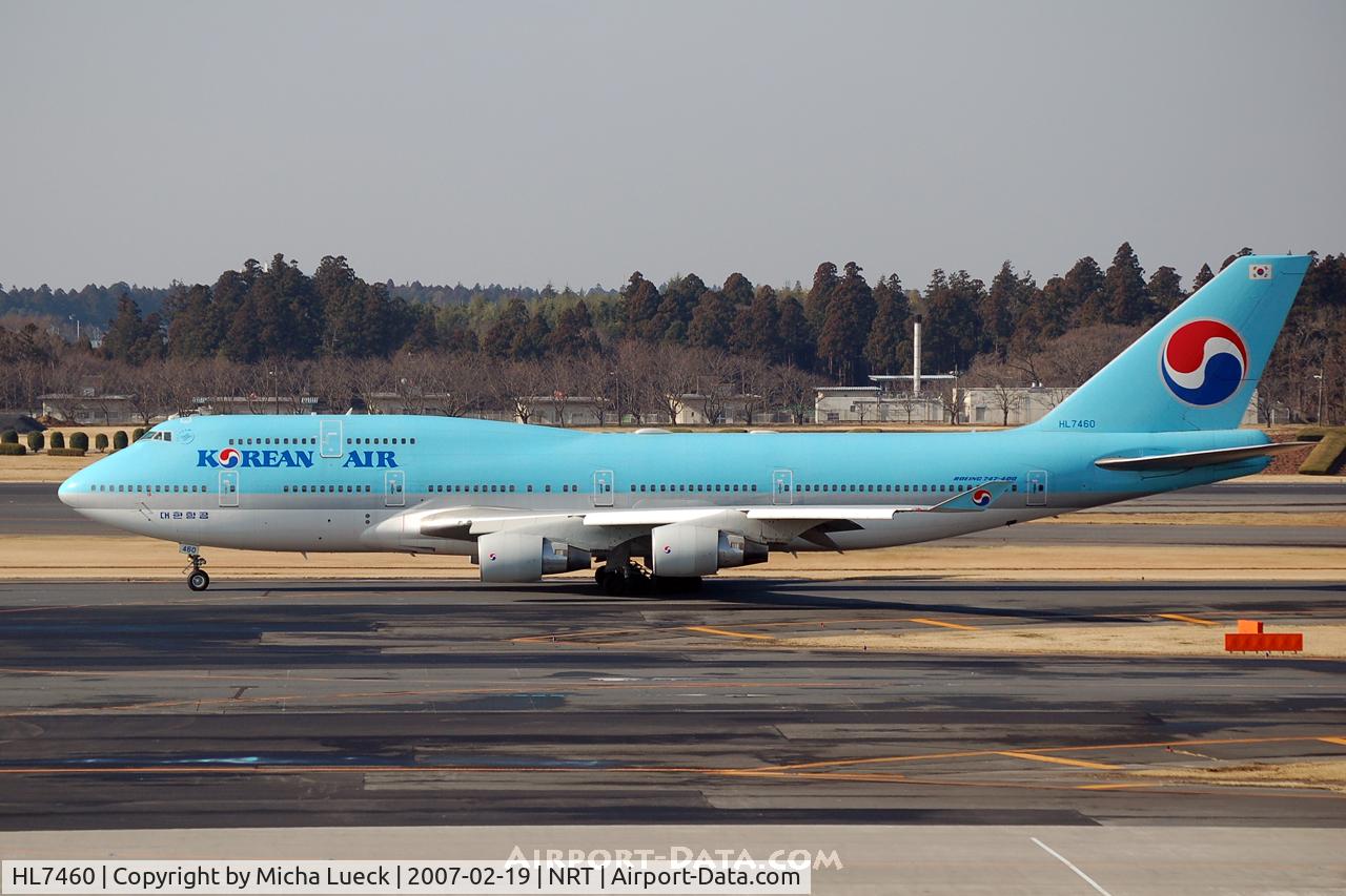 HL7460, 1997 Boeing 747-4B5 C/N 26404, Taxiing to the runway
