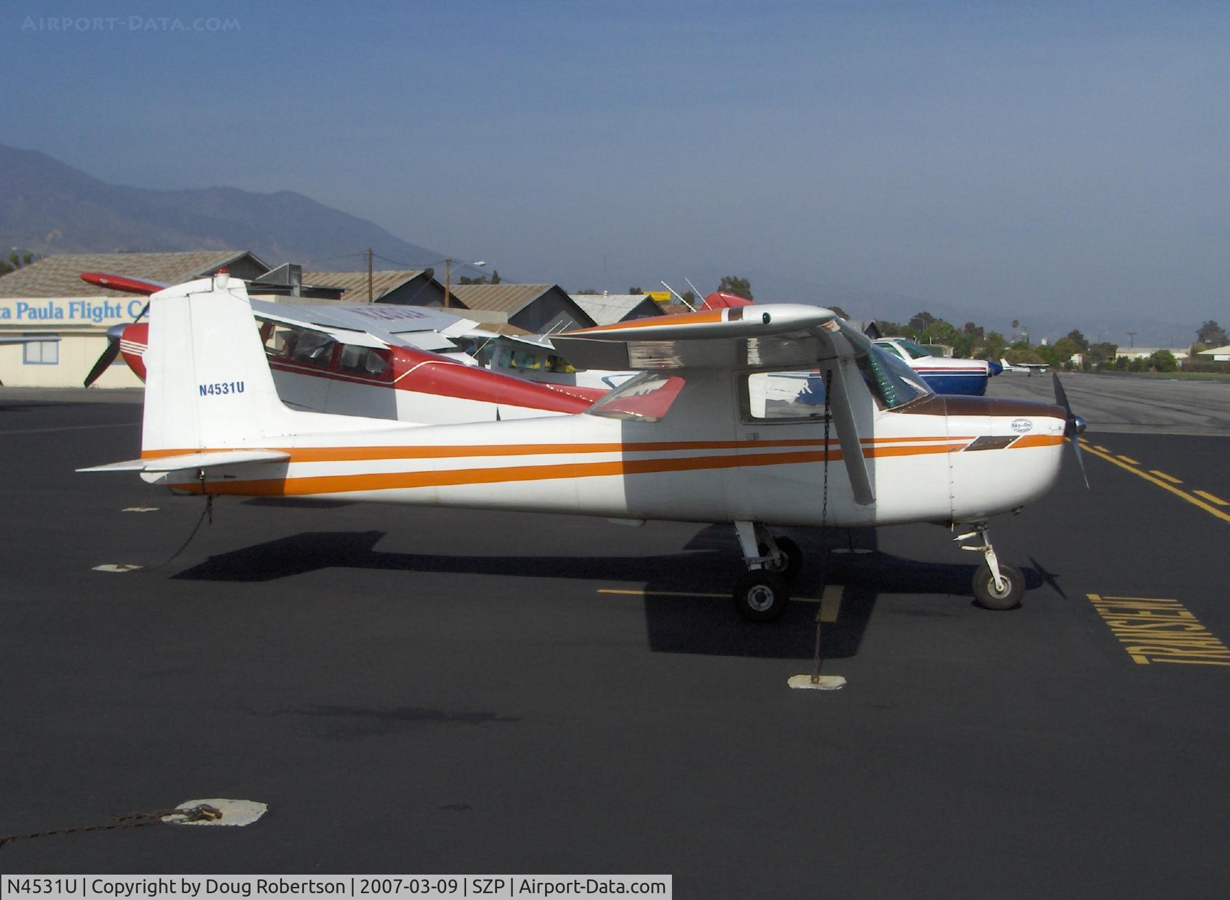 N4531U, 1964 Cessna 150D C/N 15060531, 1964 Cessna 150D, Continental O-200 100 Hp