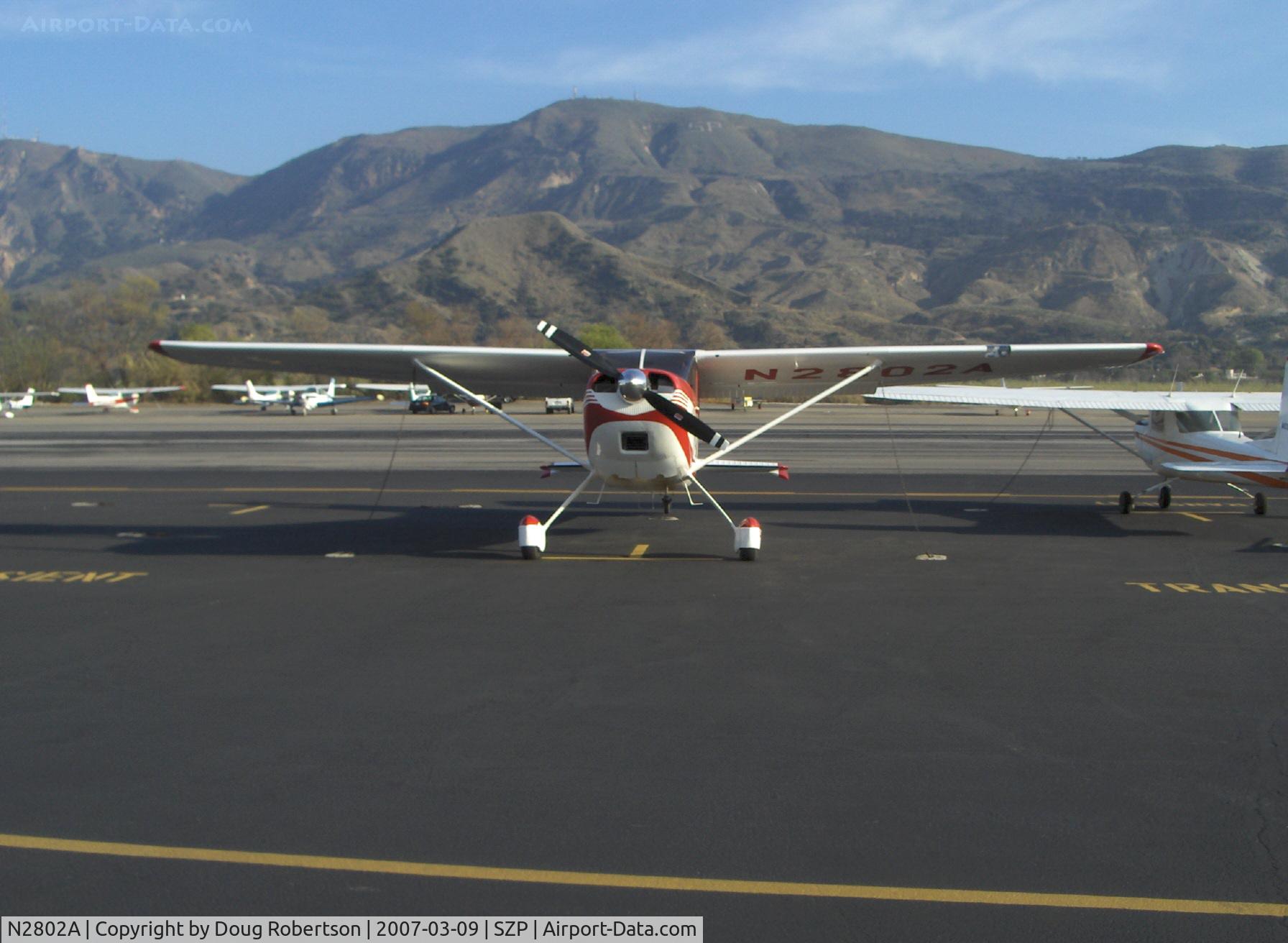 N2802A, 1953 Cessna 180 C/N 30002, 1953 Cessna 180, Continental O-470-A 225 Hp, 1st year of manufacture
