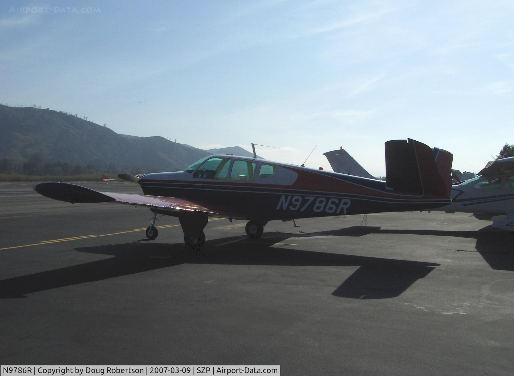 N9786R, 1960 Beech M35 Bonanza C/N D-6299, 1960 Beech M35 BONANZA, Continental IO-470-C 250 Hp