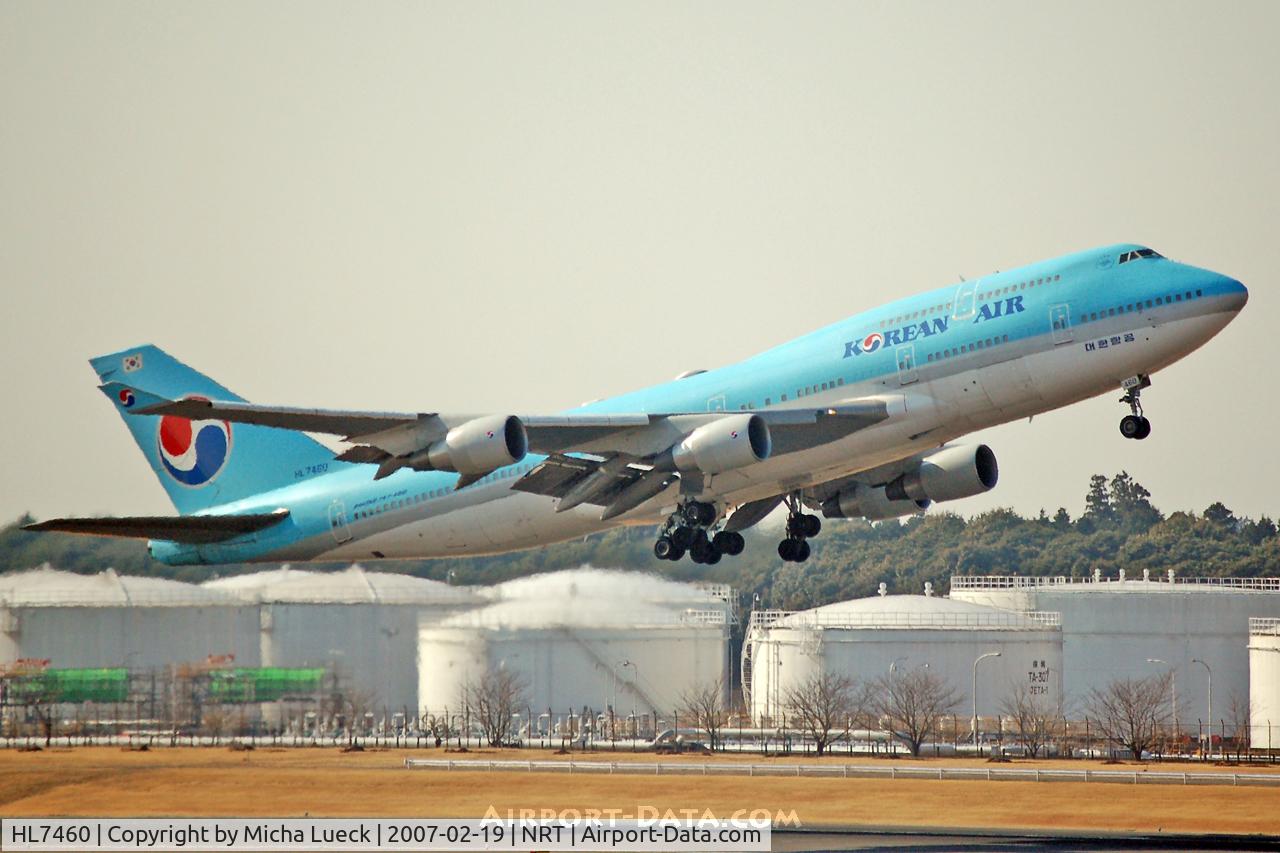 HL7460, 1997 Boeing 747-4B5 C/N 26404, Taking off