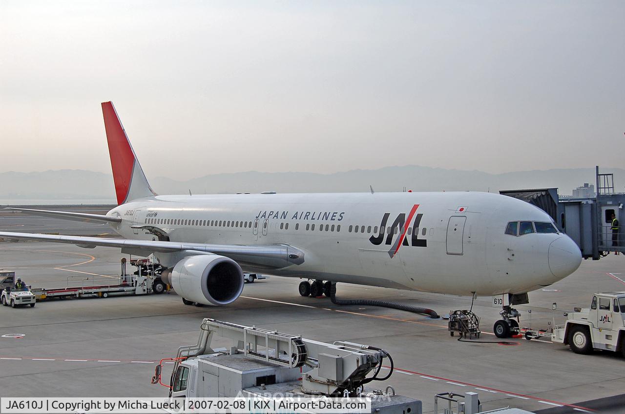 JA610J, 2004 Boeing 767-346/ER C/N 33846, At Osaka Kansai