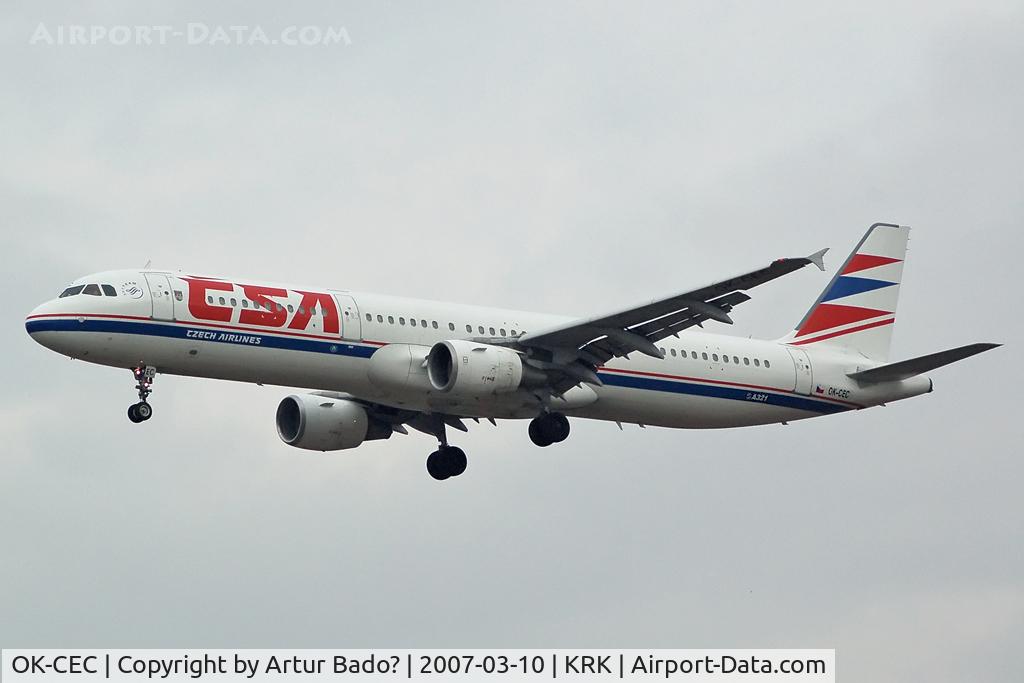 OK-CEC, 1997 Airbus A321-211 C/N 674, CSA - Airbus A321-211