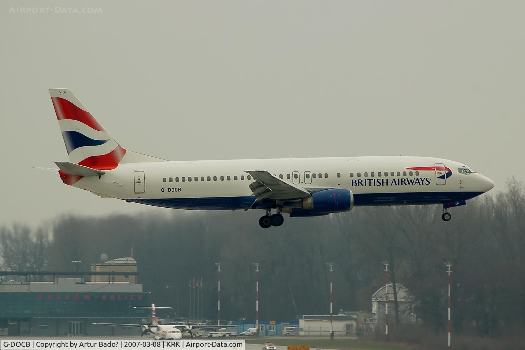 G-DOCB, 1991 Boeing 737-436 C/N 25304, British Airways