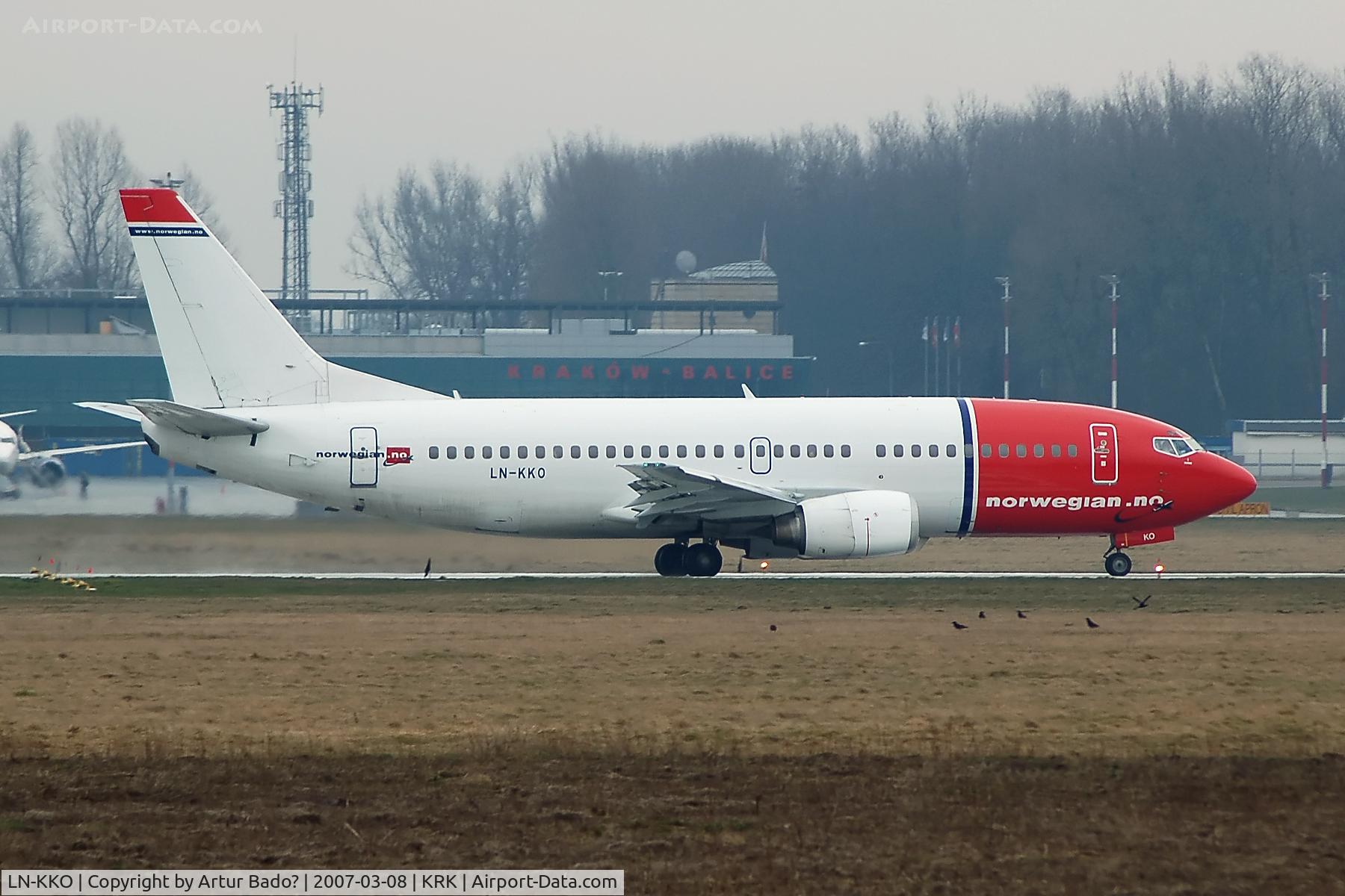 LN-KKO, 1991 Boeing 737-3Y0 C/N 24909, Norwgian