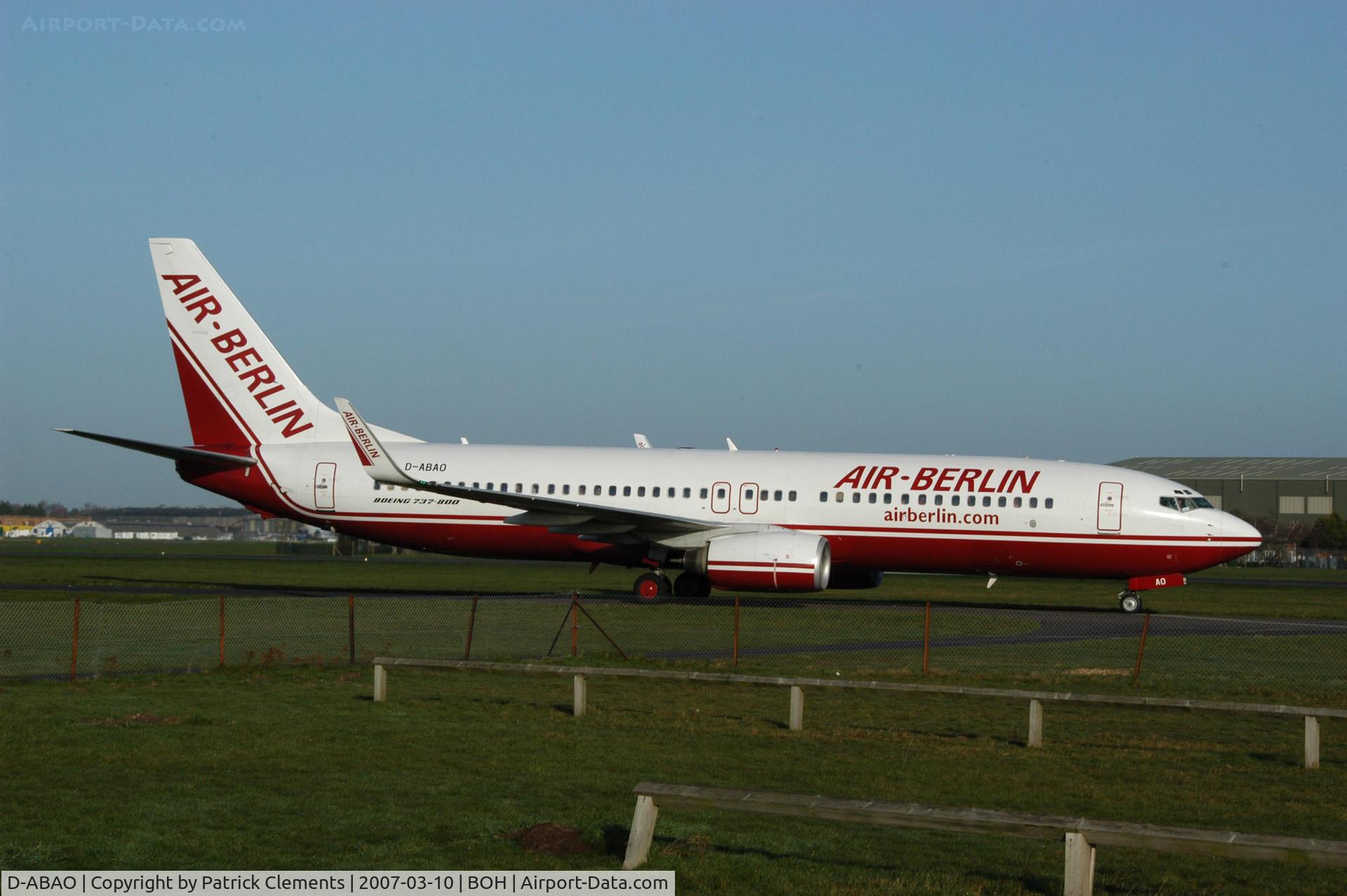 D-ABAO, 1998 Boeing 737-86J C/N 28069, AIRBERLIN 737-800
