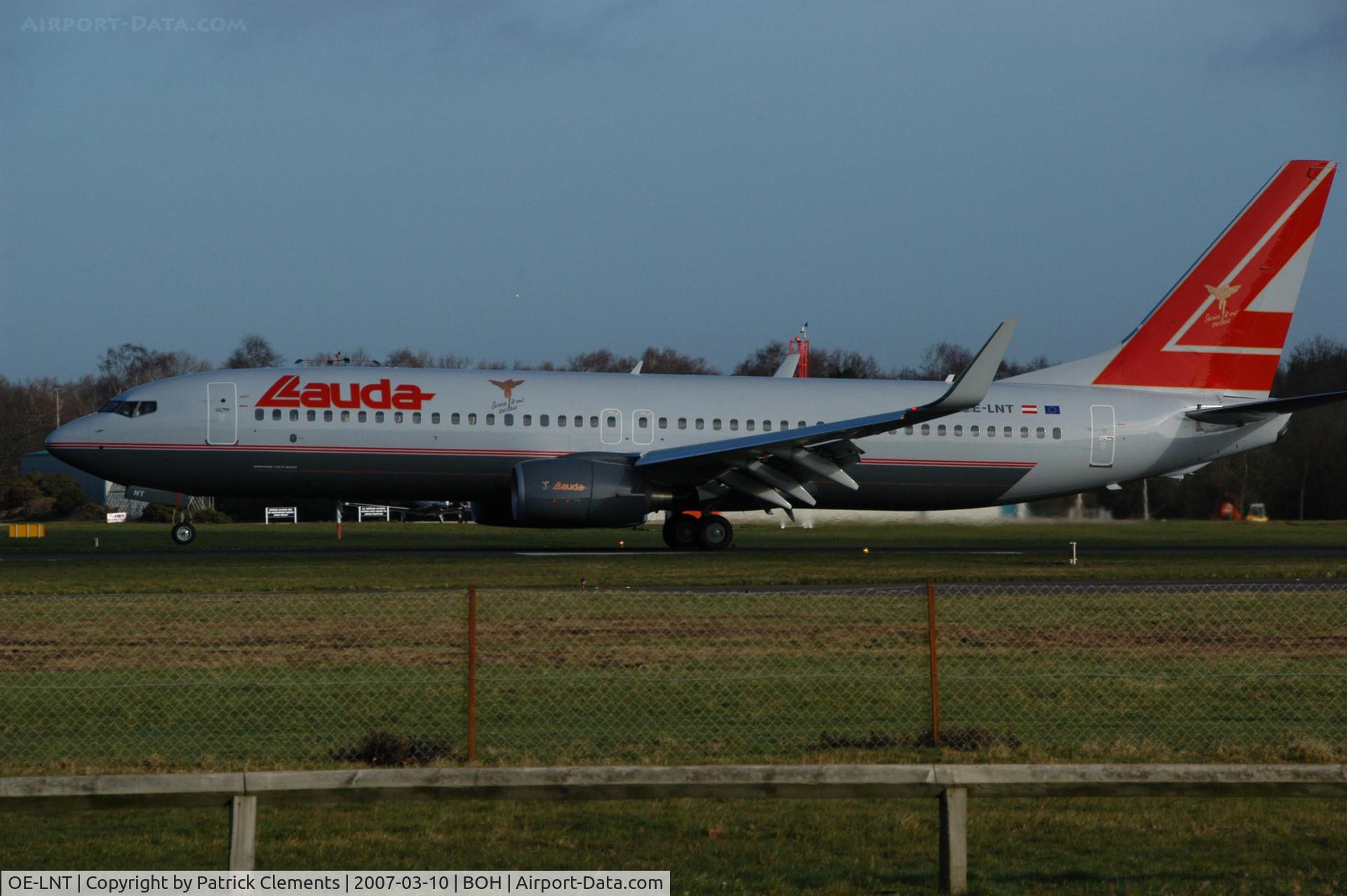 OE-LNT, 2006 Boeing 737-8Z9 C/N 33834, LAUDA AIR 737-800
