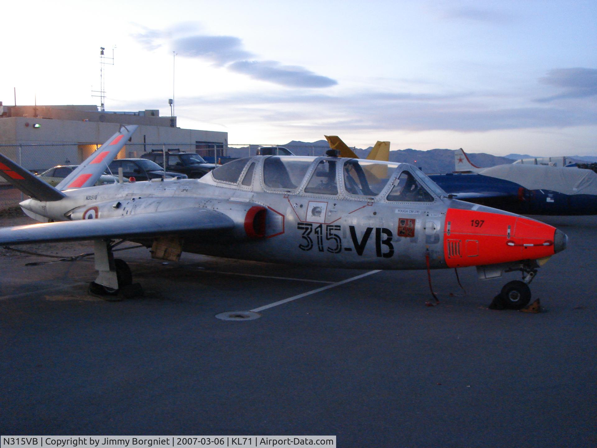 N315VB, 1959 Fouga CM-170 Magister C/N 197, Fouga CM170 s/n197