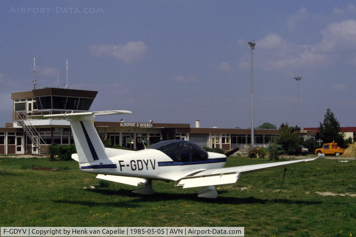 F-GDYV, Robin R-3000-140 C/N 104, F-GDYV parked at Avigon airport, France.