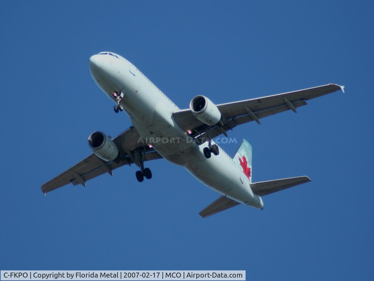 C-FKPO, 1992 Airbus A320-211 C/N 311, Air Canada A320