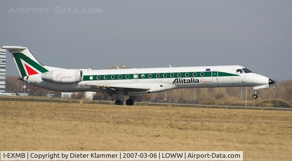 I-EXMB, 2000 Embraer ERJ-145LR (EMB-145LR) C/N 145330, Alitalia Express Embraer 145LR  touch down of RWY11