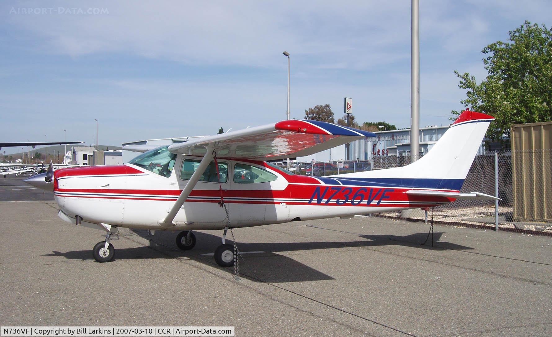 N736VF, 1978 Cessna TR182 Turbo Skylane RG C/N R18200776, Visitor