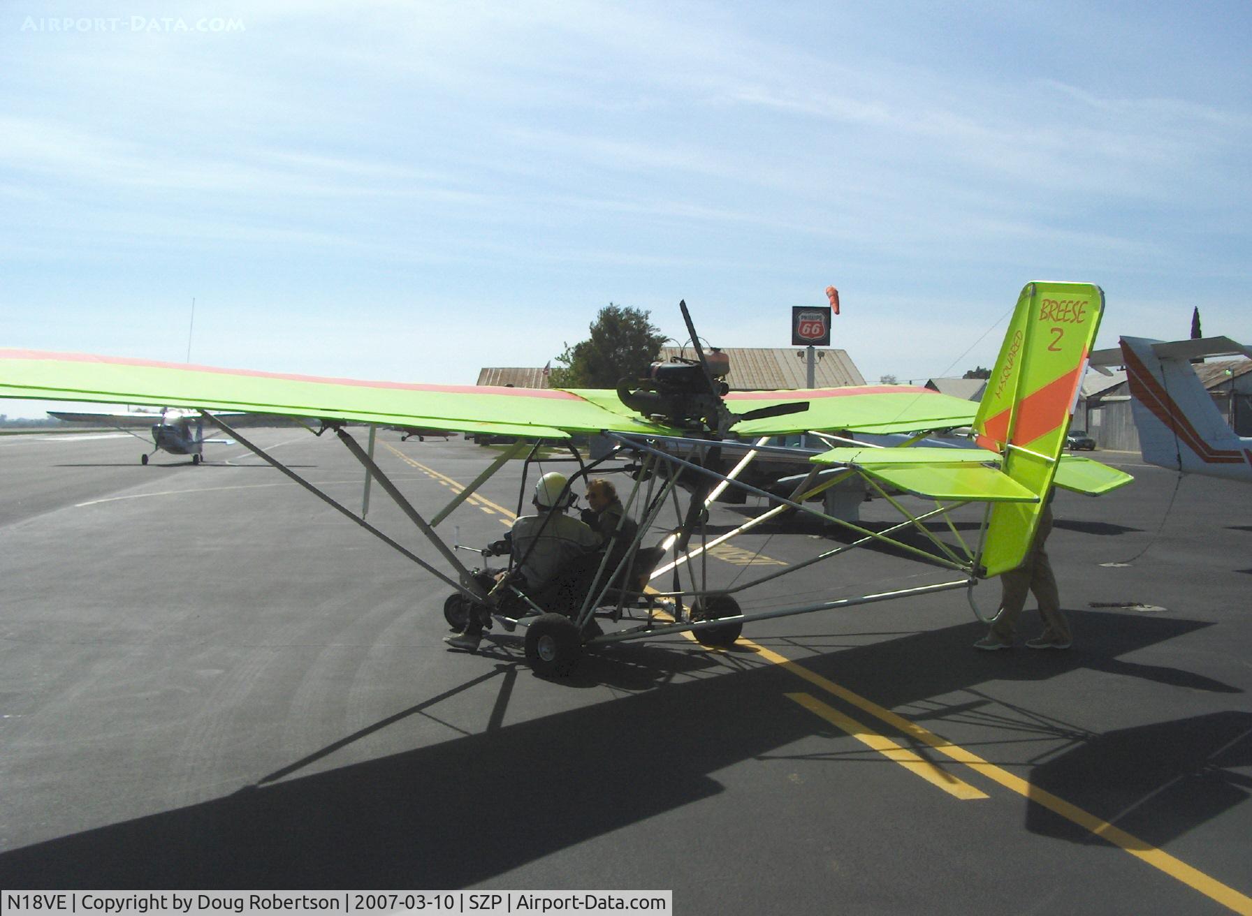 N18VE, 2003 M-Squared Breese 2 C/N 000550, M-Squared BREESE 2 Ultralight, Rotax 503 2 cylinder two-stroke 52 Hp