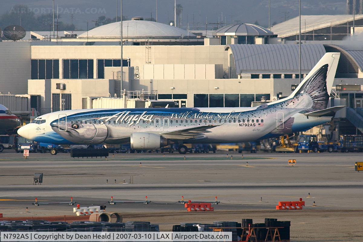 N792AS, 1997 Boeing 737-490 C/N 28887, Alaska Airlines N792AS 