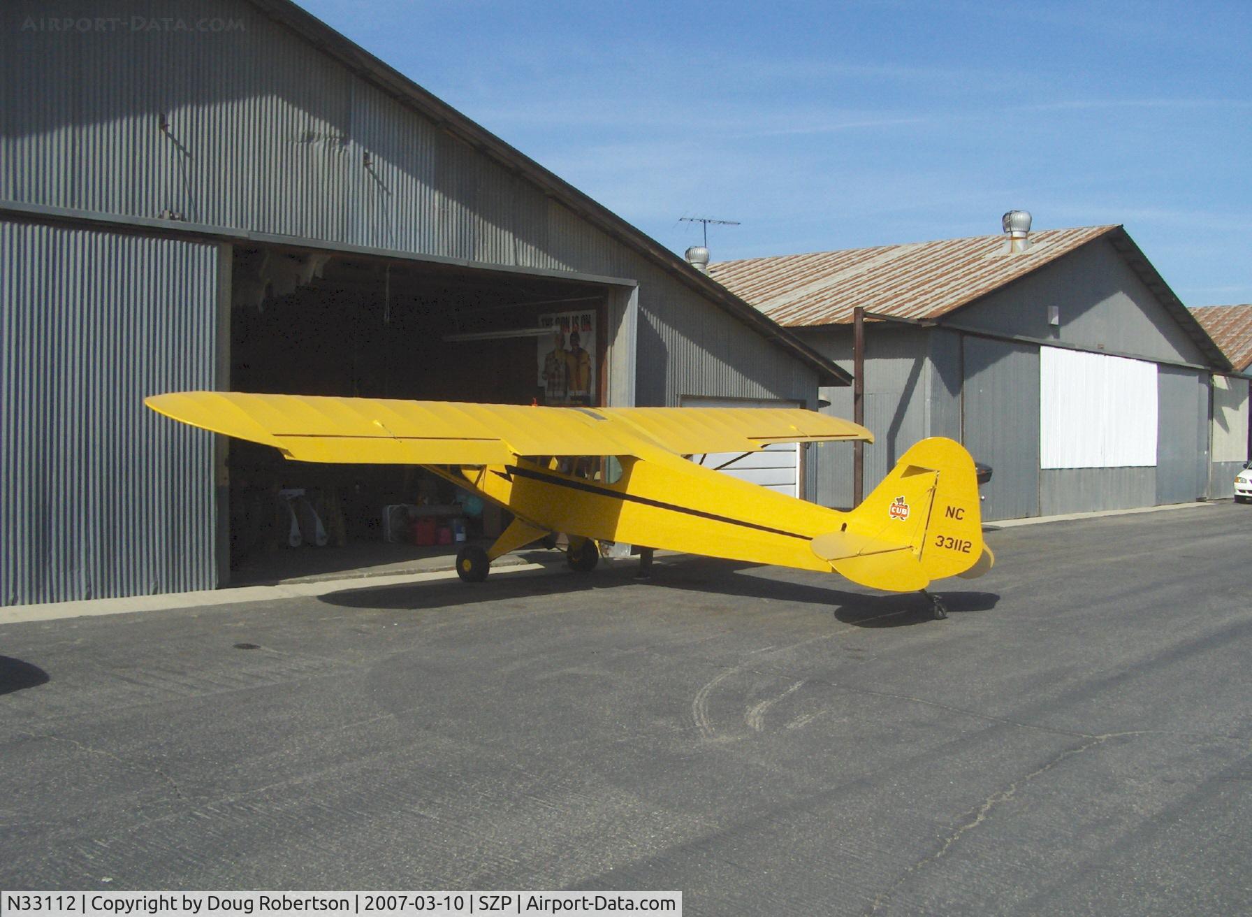N33112, 1940 Piper J3C-65 Cub Cub C/N 5830, 1940 Piper J3C-65 CUB, Continental C90 90 Hp upgrade