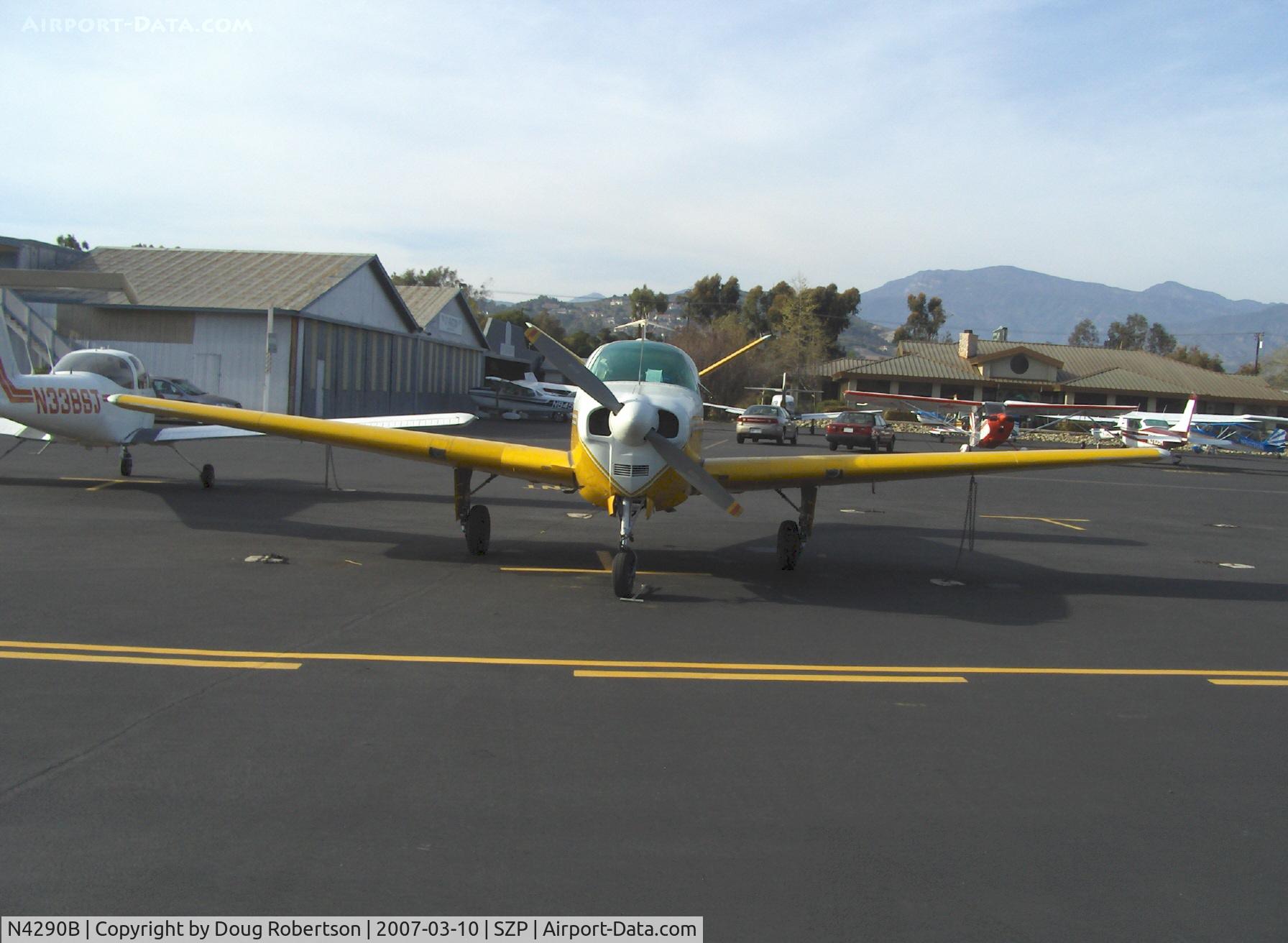N4290B, 1955 Beech F35 Bonanza C/N D-4253, 1955 Beech F35 BONANZA, Continental E-225-8 225 Hp