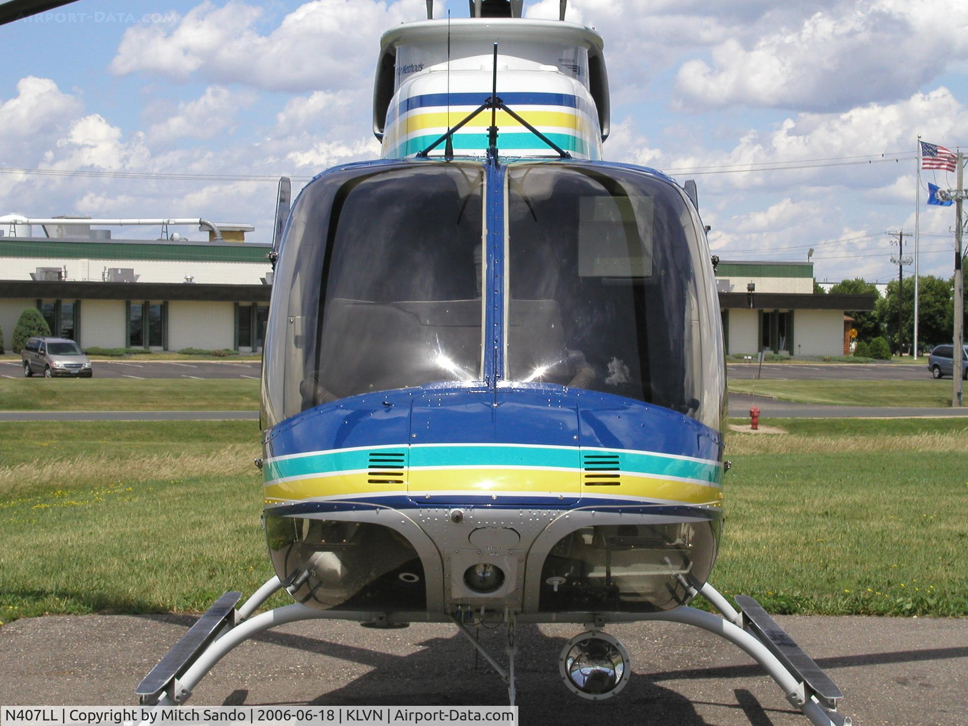N407LL, 2003 Bell 407 C/N 53561, Life Link III's helicopters are owned by Air Methods and fly for HCMC in Minneapolis.