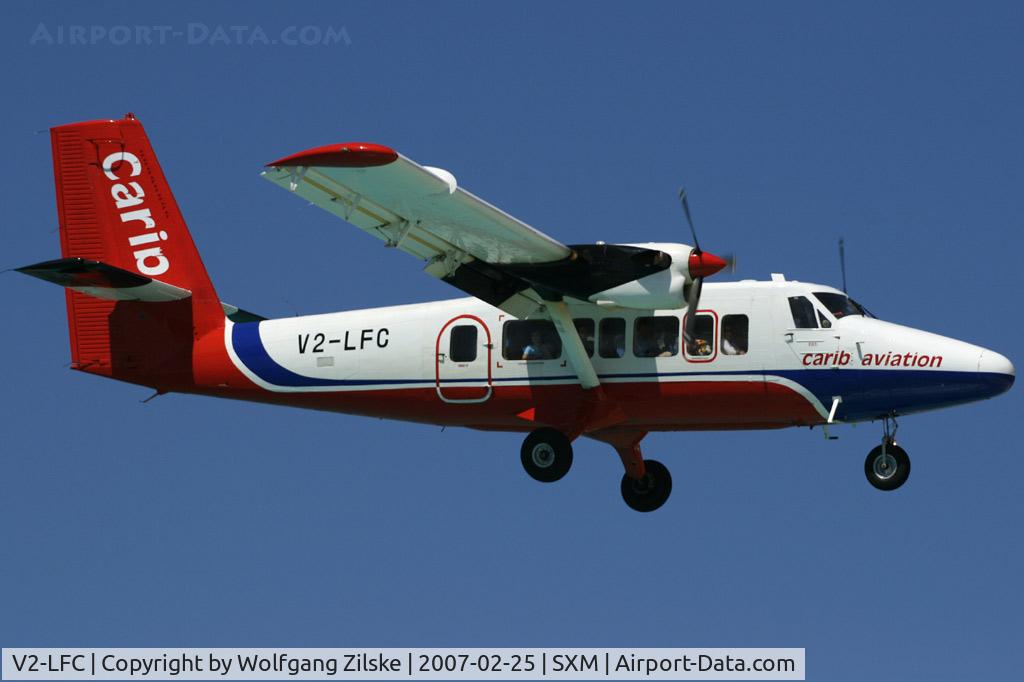 V2-LFC, 1979 De Havilland Canada DHC-6-300 Twin Otter C/N 615, visitor