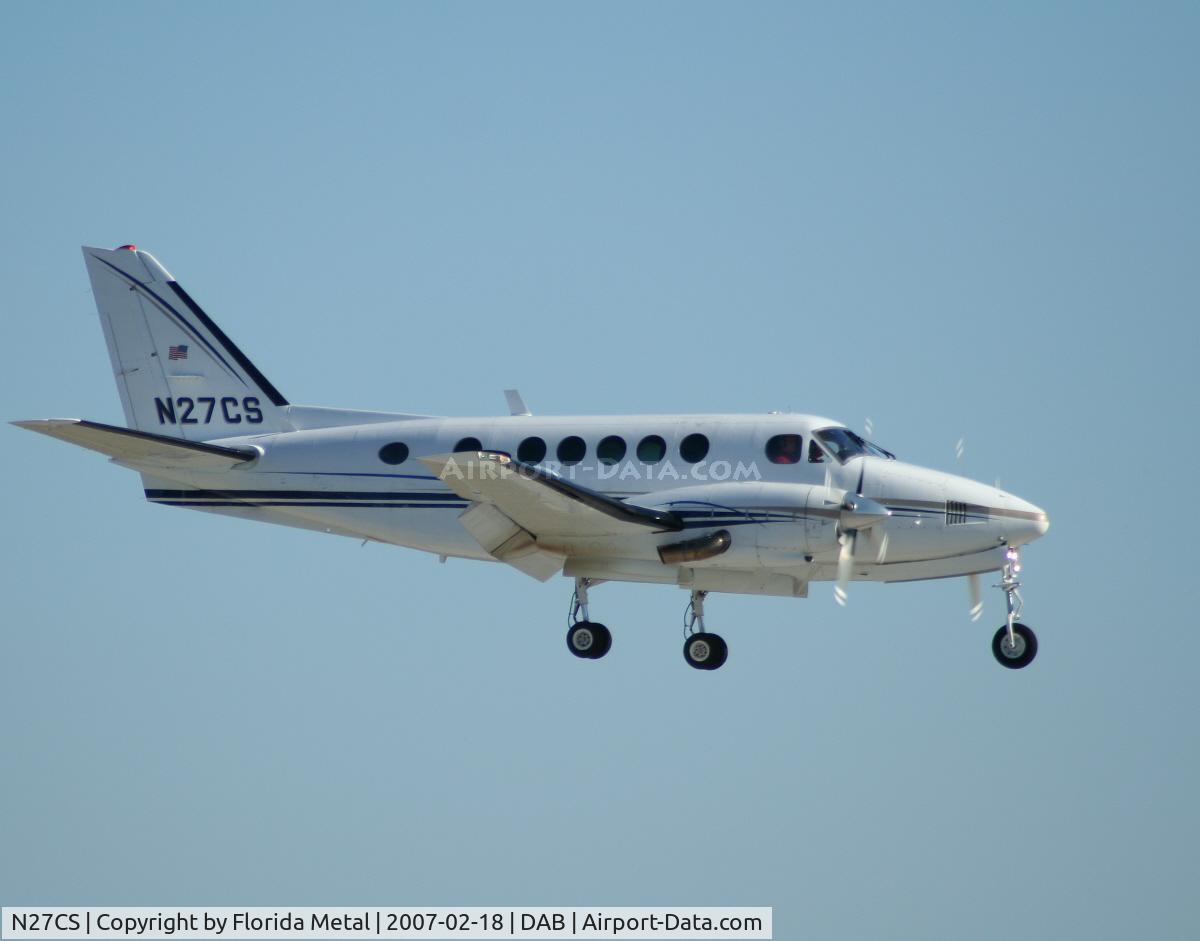 N27CS, 1978 Beech B100 King Air C/N BE-63, Casey Mears