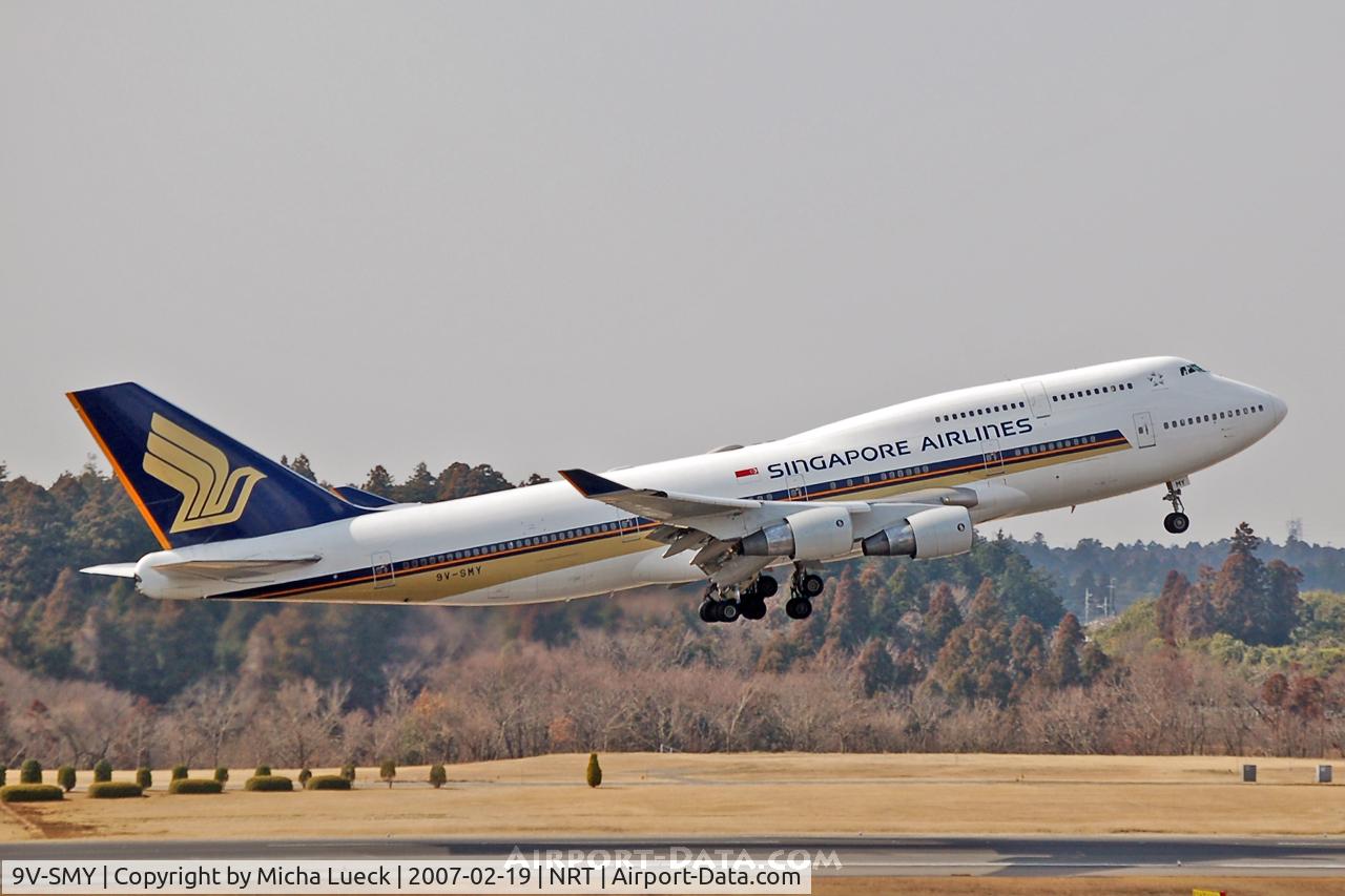 9V-SMY, 1994 Boeing 747-412 C/N 27217, Taking off