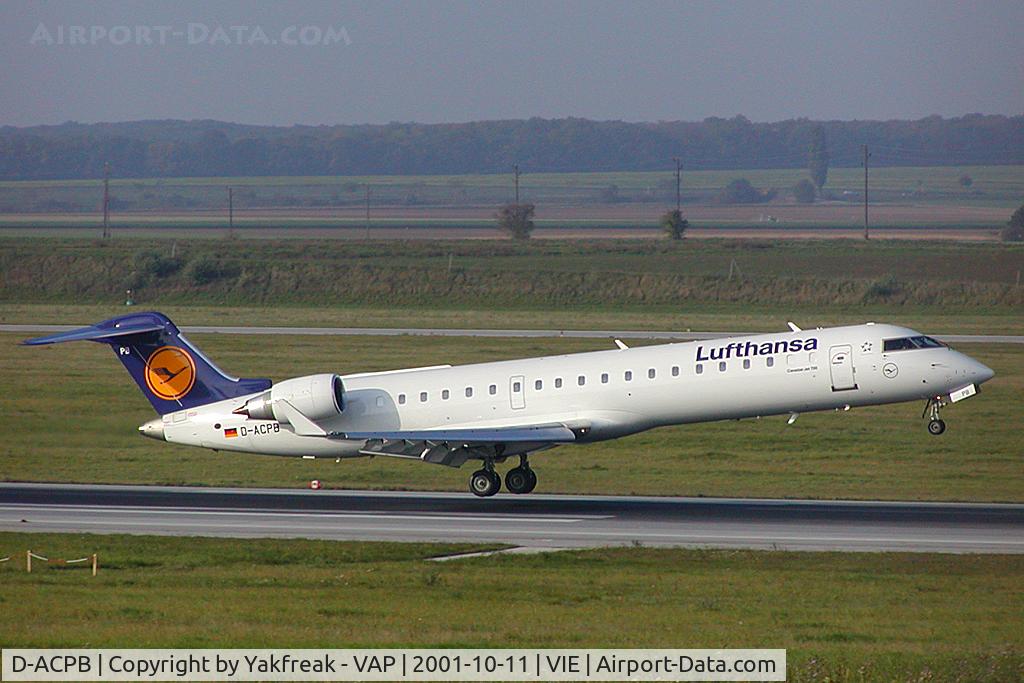 D-ACPB, 2001 Canadair CRJ-701ER (CL-600-2C10) Regional Jet C/N 10013, Lufthansa Regional Regionaljet 700
