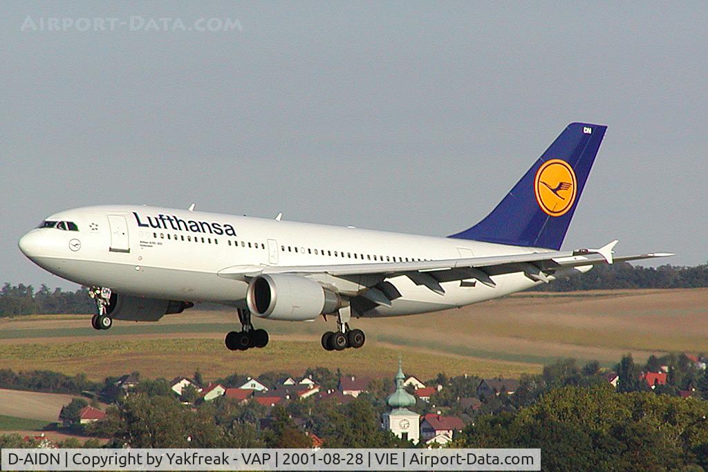 D-AIDN, 1991 Airbus A310-308 C/N 599, Lufthansa Airbus 310