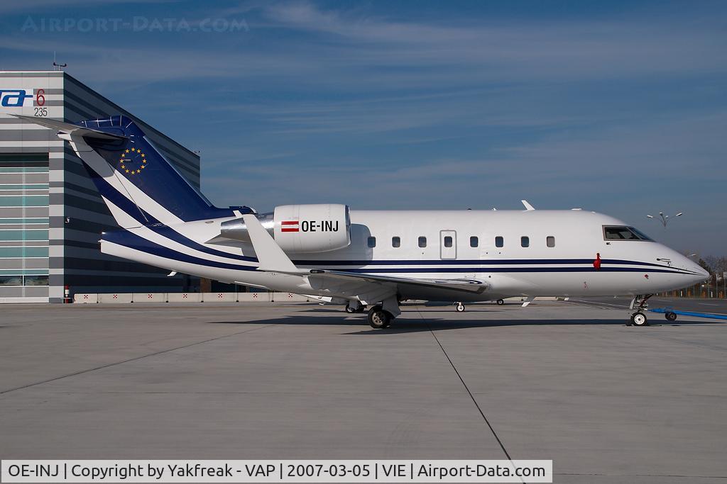 OE-INJ, 1999 Bombardier Challenger 604 (CL-600-2B16) C/N 5435, Transair CL600