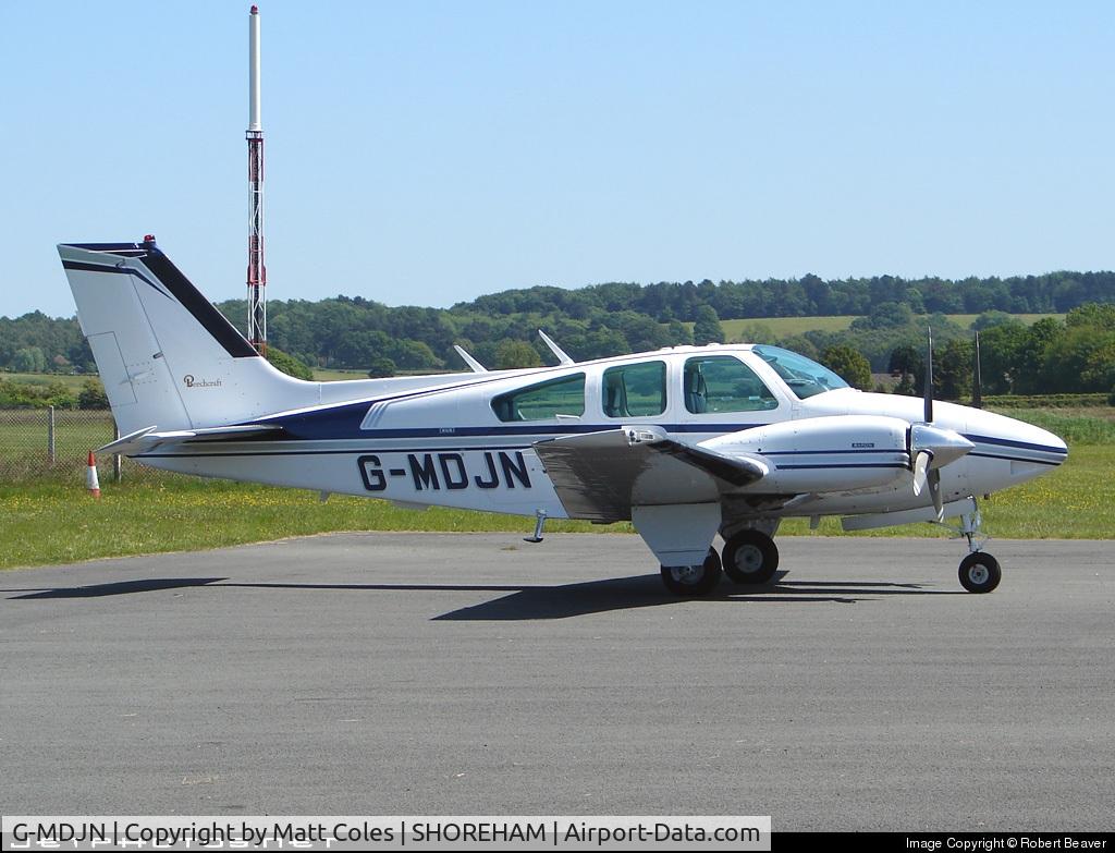 G-MDJN, 1973 Beech 95-B55 Baron Baron C/N TC-1574, Shoreham-by-sea