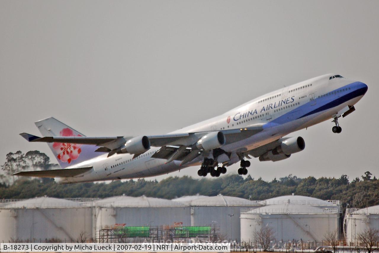 B-18273, 1991 Boeing 747-409SF C/N 24311, Taking off