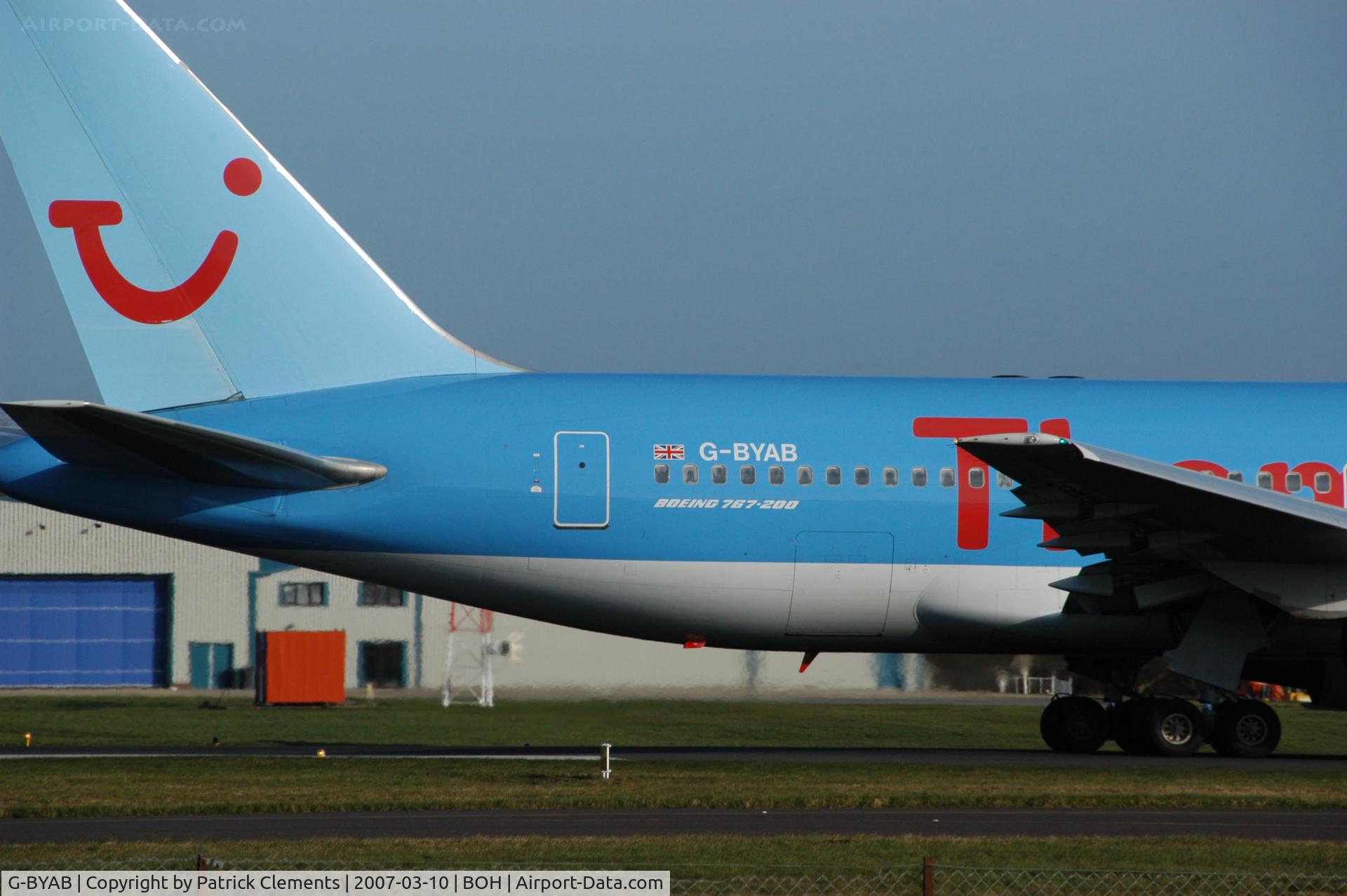 G-BYAB, 1991 Boeing 767-204 C/N 25139, THOMSONFLY 767-200