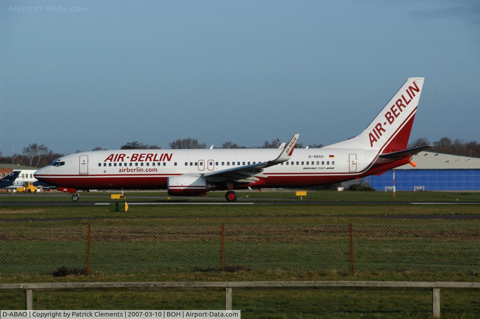 D-ABAO, 1998 Boeing 737-86J C/N 28069, AIR-BERLIN 737-800