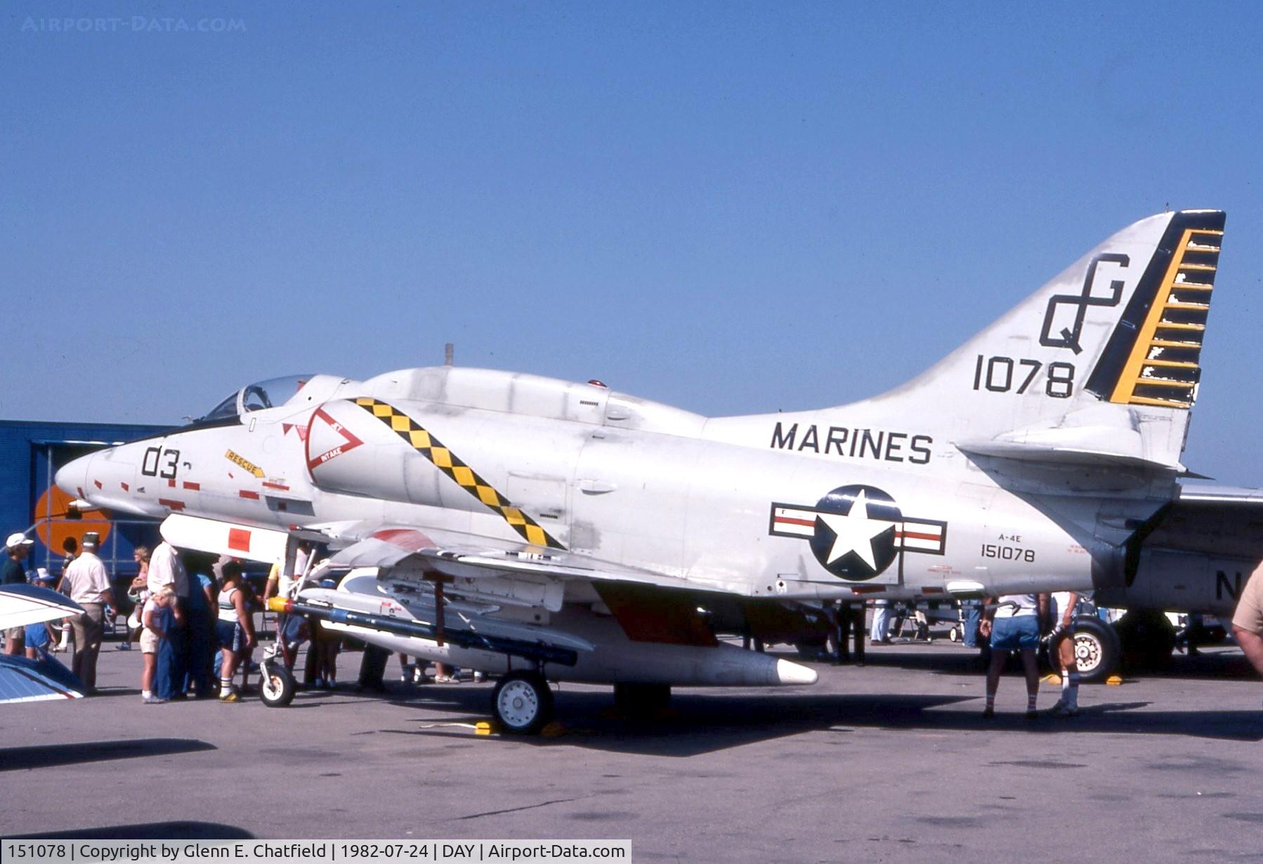 151078, Douglas A-4E Skyhawk C/N 13248, At the Dayton International Air Show