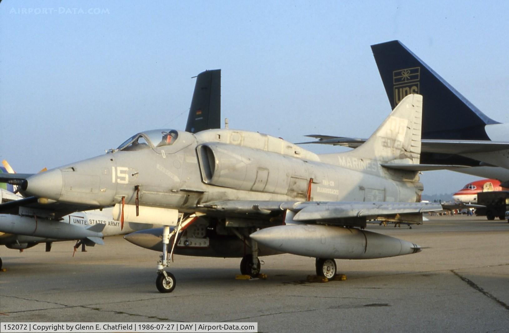 152072, Douglas A-4E Skyhawk C/N 13460, At the Dayton International Air Show